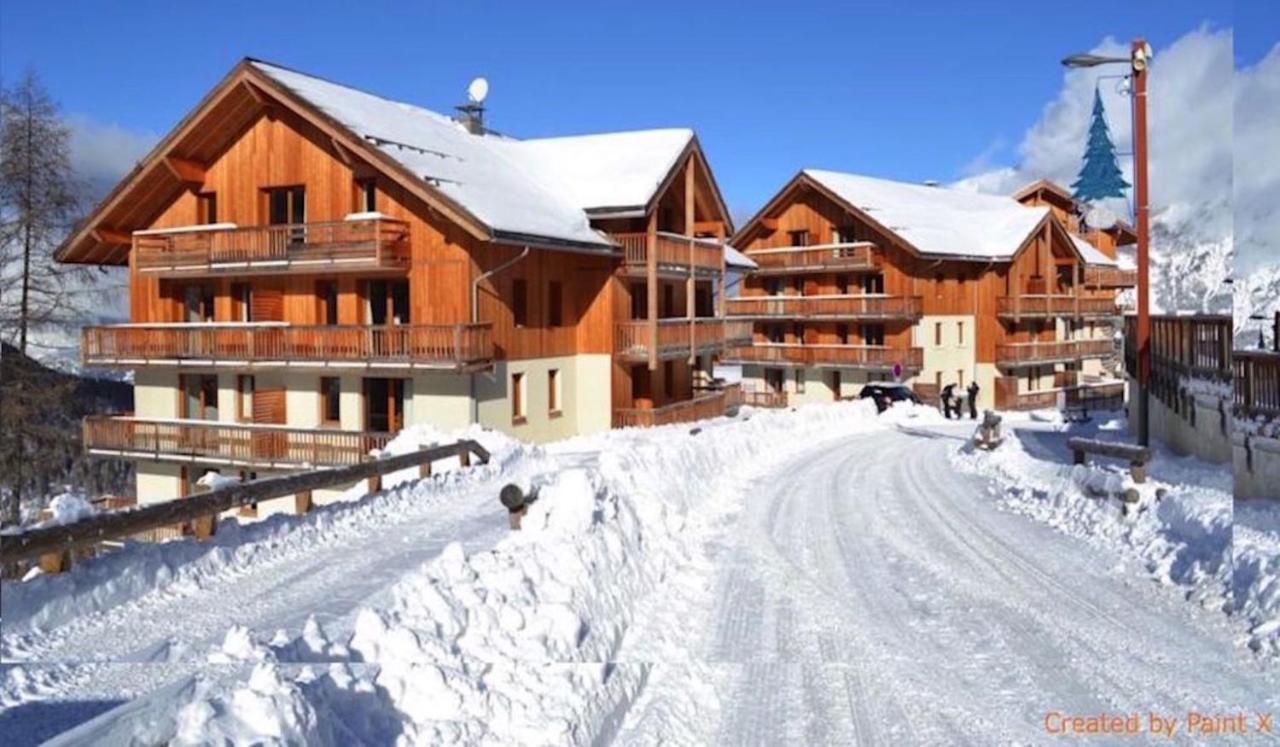 Chalet De Bois Mean Les Orres Buitenkant foto